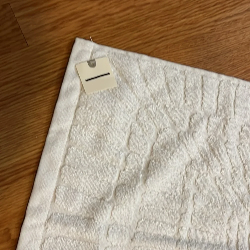 Anthropologie Leighton Hand Towel Set of 2 NWT